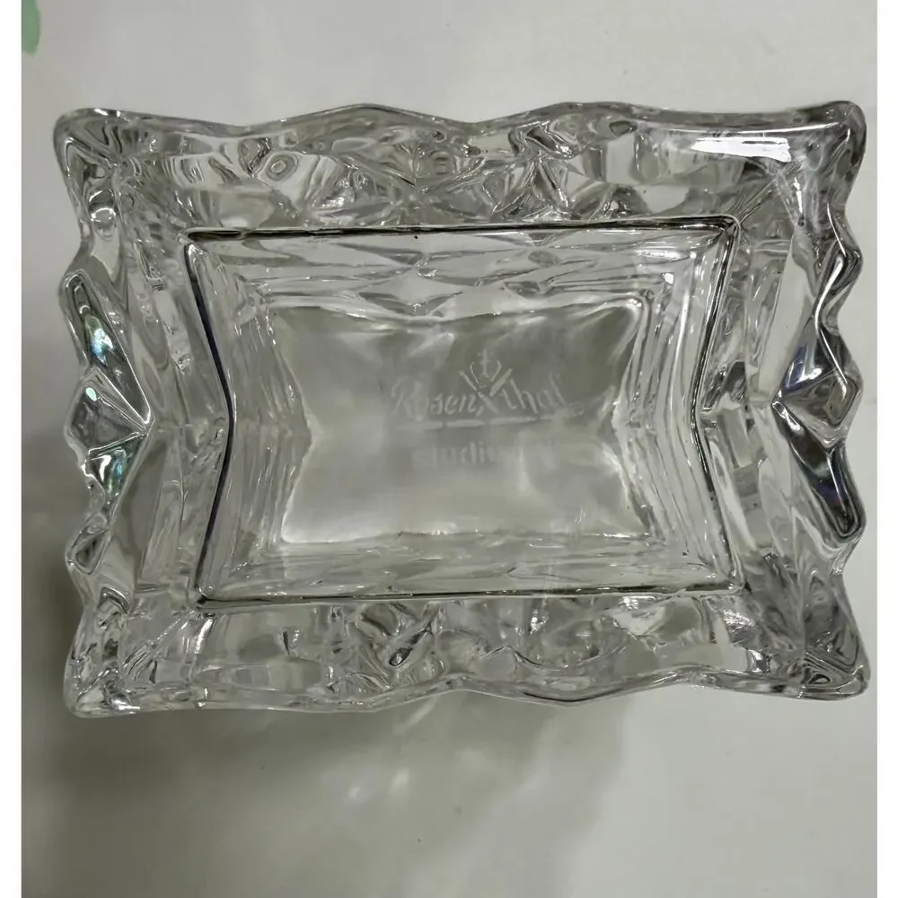Rosenthal Studio Line Crystal Glass Bag Vase Germany Signed LN